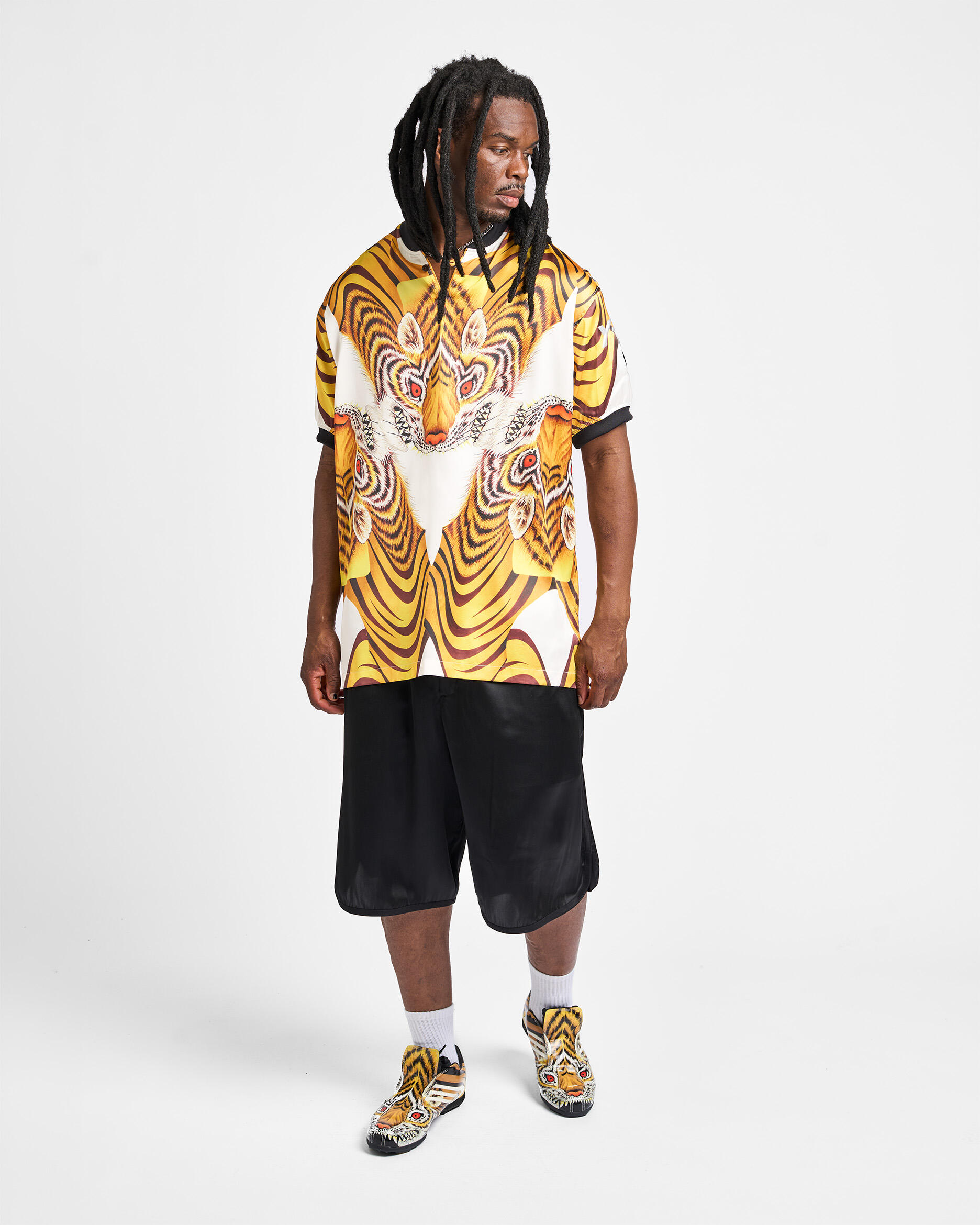 Tiger ストライプ ユニフォーム Y-3 SATIN GRAPHIC JERSEY 'Tiger' | KX3809 | AFEW STORE